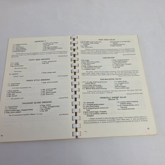 Vintage Cookbook American Association of University Women Alvin Branch Texas - Picture 9 of 16